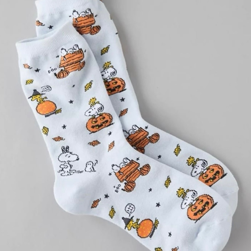 AE Peanuts Halloween Crew Socks American Eagle